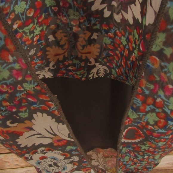 MAXRAVE Floral V-Neck Boho Dress M - Picture 10 of 16